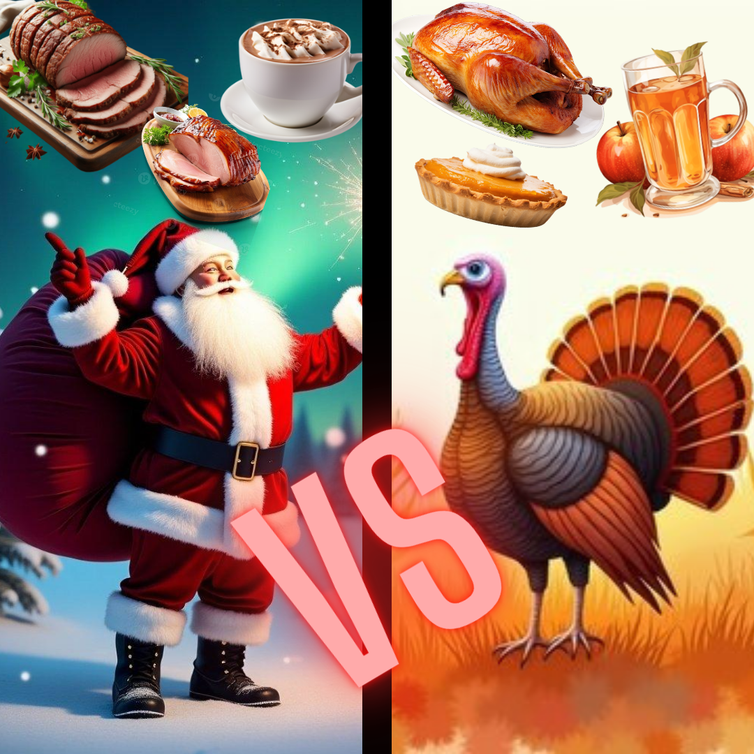 Food Fight; Thanksgiving vs Christmas Food